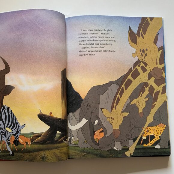 The Lion King (1994, Hardcover, 1st Edition) Vintage Walt Disney Picture Book - Picture 6 of 14